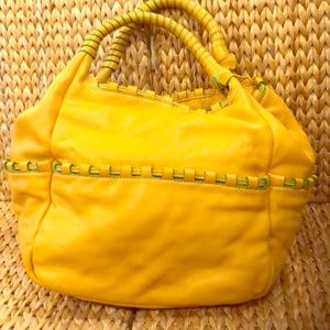 Soft buttery Leather unstructured bag by Yany
